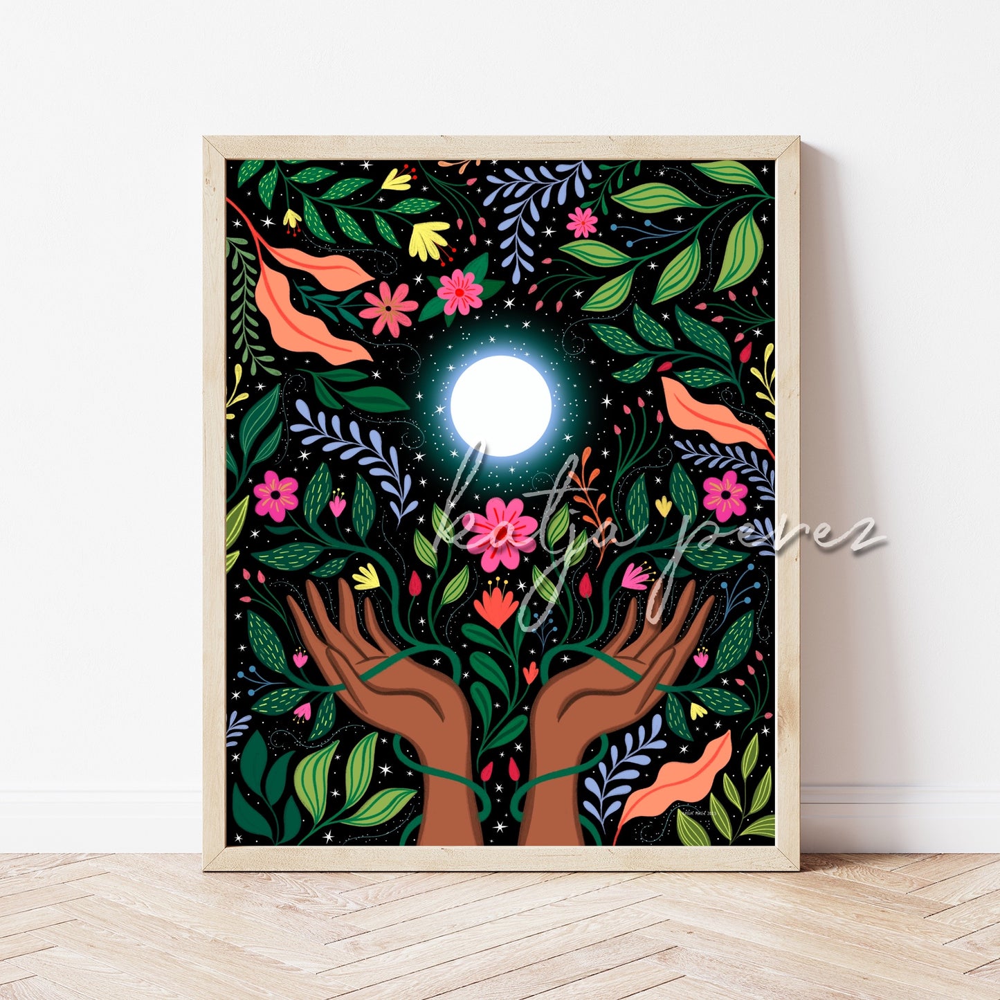 Full Moon in Bloom