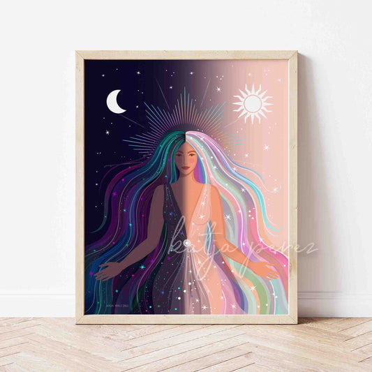 Sun and Moon Goddess