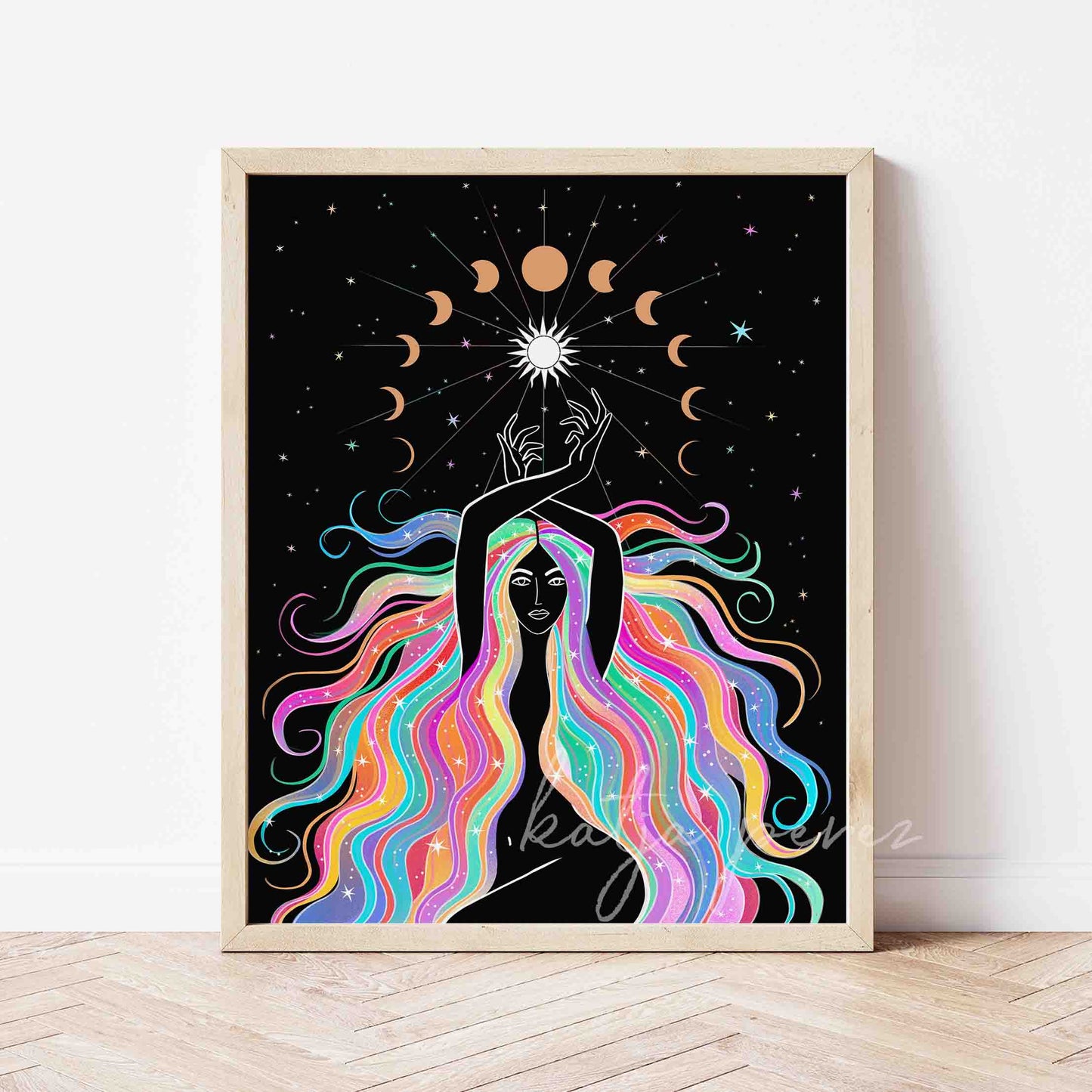 Cosmic Rainbow Goddess